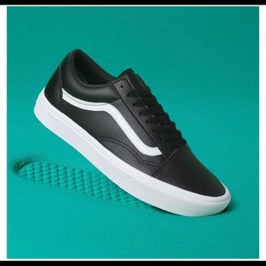 Vans Classic Old Skool Leather Shoes - b&w